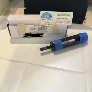 Upholstery Button tufting foam cutter. Doublerock
